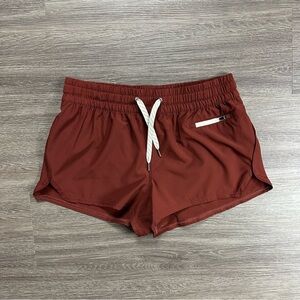 NWT Vuori Women's Athletic Shorts in Rust
